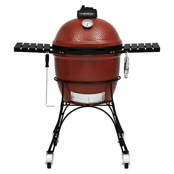 BAUHAUS Kamado Joe Holzkohlegrill CLASSIC Rot, Hauptgrillfläche: Ø 46 Cm 3 BAUHAUS Kamado Joe Holzkohlegrill CLASSIC Rot, Hauptgrillfläche: Ø 46 Cm