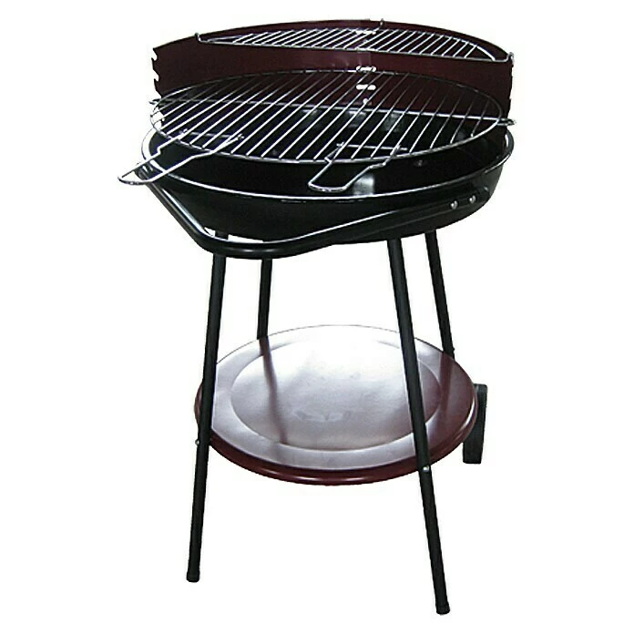 BAUHAUS Grillstar Rundgrill Arizona Schwarz/Silber, Hauptgrillfläche: Ø 48,5 Cm 3 BAUHAUS Grillstar Rundgrill Arizona Schwarz/Silber, Hauptgrillfläche: Ø 48,5 Cm