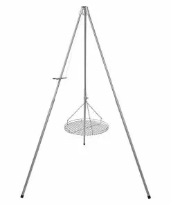 BAUHAUS Schwenkgrill Silber, Hauptgrillfläche: Ø 50 Cm