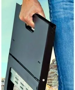 BAUHAUS Grillstar Holzkohlegrill Schwarz, Hauptgrillfläche: 44 X 29 Cm, Klappbar -Weber Grills Verkäufe 2022 12 352