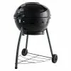 BAUHAUS Char-Broil Kugelgrill Kettleman Schwarz, Hauptgrillfläche: Ø 52 Cm