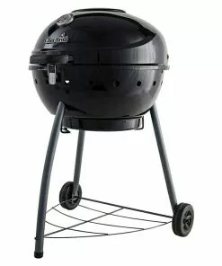BAUHAUS Char-Broil Kugelgrill Kettleman Schwarz, Hauptgrillfläche: Ø 52 Cm