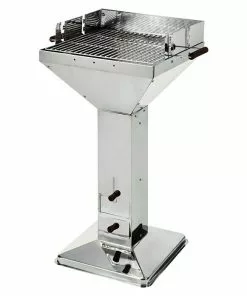 BAUHAUS Grillstar Trichtergrill Colorado Silber, Hauptgrillfläche: 48 X 46 Cm