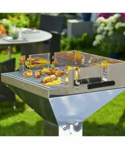 BAUHAUS Grillstar Trichtergrill Colorado Silber, Hauptgrillfläche: 48 X 46 Cm -Weber Grills Verkäufe 2022 12 370