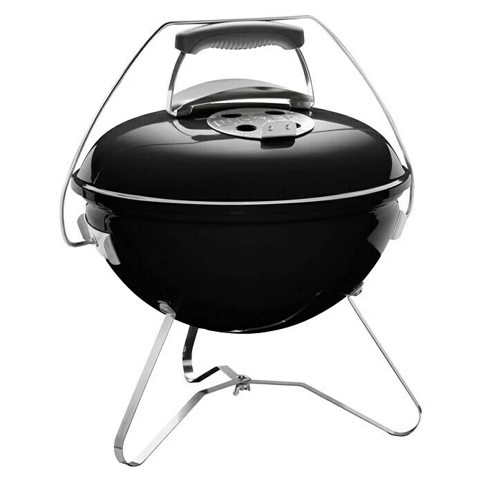 BAUHAUS Weber Kugelgrill Smokey Joe Premium Schwarz, Hauptgrillfläche: Ø 37 Cm 4 BAUHAUS Weber Kugelgrill Smokey Joe Premium Schwarz, Hauptgrillfläche: Ø 37 Cm – Bild 2
