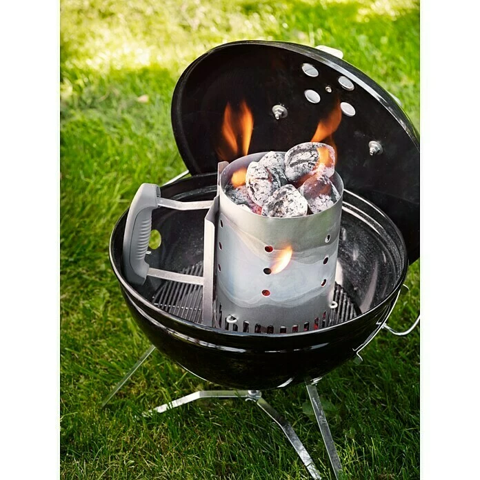 BAUHAUS Weber Kugelgrill Smokey Joe Premium Schwarz, Hauptgrillfläche: Ø 37 Cm 8 BAUHAUS Weber Kugelgrill Smokey Joe Premium Schwarz, Hauptgrillfläche: Ø 37 Cm – Bild 6