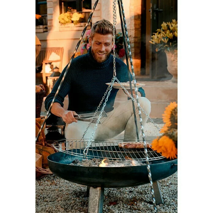 BAUHAUS Buschbeck Schwenkgrill Passend Für: Buschbeck Feuerschale Ø 80 - 100 Cm 6 BAUHAUS Buschbeck Schwenkgrill Passend Für: Buschbeck Feuerschale Ø 80 - 100 Cm – Bild 4