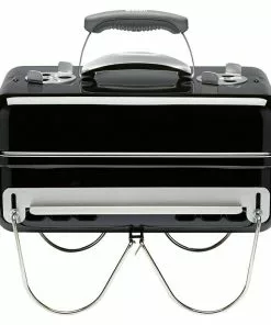 BAUHAUS Weber Go-Anywhere Holzkohlegrill Schwarz, Hauptgrillfläche: 42 X 26 Cm -Weber Grills Verkäufe 2022 12 387
