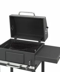BAUHAUS Tepro Holzkohlegrill Toronto Basic Anthrazit, Hauptgrillfläche: 52 X 36 Cm -Weber Grills Verkäufe 2022 12 394