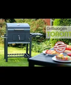 BAUHAUS Tepro Holzkohlegrill Toronto Basic Anthrazit, Hauptgrillfläche: 52 X 36 Cm -Weber Grills Verkäufe 2022 12 395