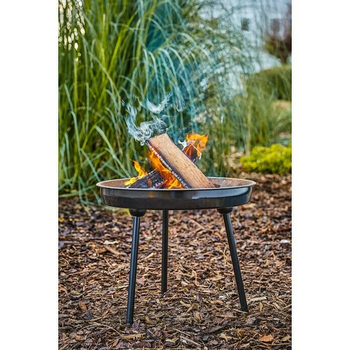 BAUHAUS Grillstar Schwenkgrill Louisiana Schwarz, Hauptgrillfläche: Ø 47 Cm 6 BAUHAUS Grillstar Schwenkgrill Louisiana Schwarz, Hauptgrillfläche: Ø 47 Cm – Bild 4