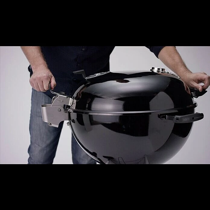 BAUHAUS Weber Master-Touch GBS Kugelgrill Premium E-5770 Schwarz/Silber, Hauptgrillfläche: Ø 54 Cm 6 BAUHAUS Weber Master-Touch GBS Kugelgrill Premium E-5770 Schwarz/Silber, Hauptgrillfläche: Ø 54 Cm – Bild 4