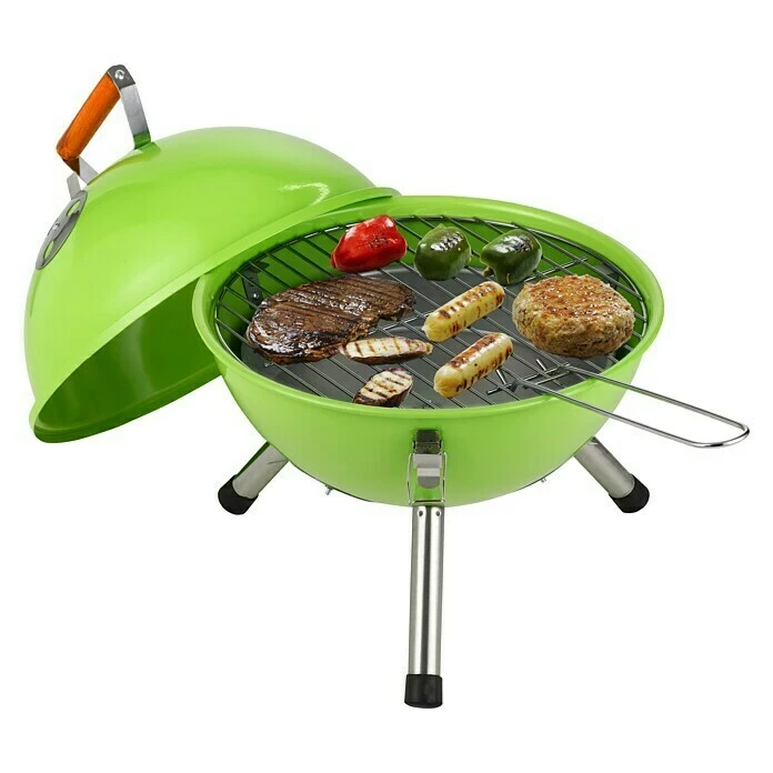 BAUHAUS Tepro Kugelgrill Crystal Apfelgrün, Hauptgrillfläche: Ø 29 Cm 4 BAUHAUS Tepro Kugelgrill Crystal Apfelgrün, Hauptgrillfläche: Ø 29 Cm – Bild 2