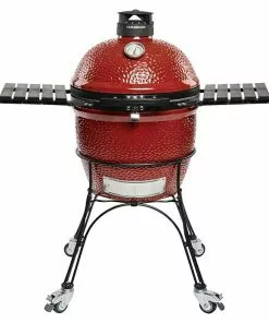 BAUHAUS Kamado Joe Holzkohlegrill CLASSIC II Rot, Hauptgrillfläche: Ø 46 Cm
