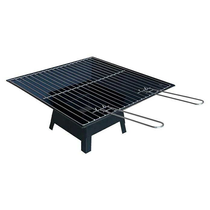 BAUHAUS Grillstar Holzkohlegrill Firebowl Schwarz, Hauptgrillfläche: 43 X 43 Cm, L X B X H: 45 X 45 X 34,5 Cm 5 BAUHAUS Grillstar Holzkohlegrill Firebowl Schwarz, Hauptgrillfläche: 43 X 43 Cm, L X B X H: 45 X 45 X 34,5 Cm – Bild 3