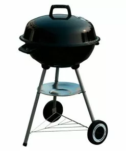 BAUHAUS Grillstar Kugelgrill Montana Schwarz, Hauptgrillfläche: Ø 46 Cm