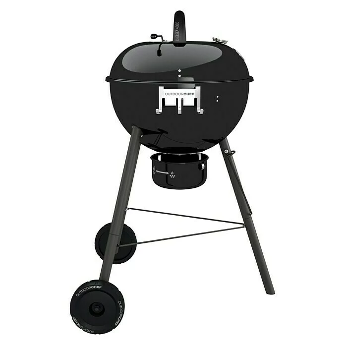 BAUHAUS Outdoorchef Holzkohlegrill CHELSEA 480 C Schwarz, Hauptgrillfläche: Ø 45 Cm 5 BAUHAUS Outdoorchef Holzkohlegrill CHELSEA 480 C Schwarz, Hauptgrillfläche: Ø 45 Cm – Bild 3