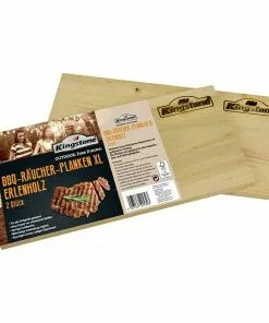 BAUHAUS Kingstone Räucherplanken 2 Stk., L X B: 24 X 41 Cm, Erle