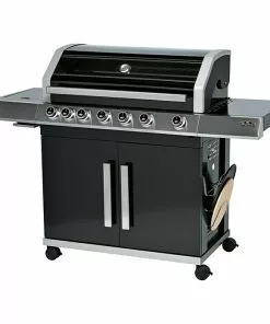 Weber Grills Verkäufe 2022 28 BAUHAUS Kingstone KMS Gasgrill Cliff 650-1 Anzahl Brenner: 6, Hauptgrillfläche: 89 X 45 Cm, 24,5 KW