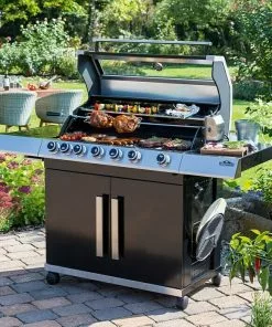 BAUHAUS Kingstone KMS Gasgrill Cliff 650-1 Anzahl Brenner: 6, Hauptgrillfläche: 89 X 45 Cm, 24,5 KW -Weber Grills Verkäufe 2022 12 494