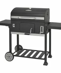 Weber Grills Verkäufe 2022 33 BAUHAUS Kingstone KMS Smoker Black Angus XXL Mit Rollwagen, Hauptgrillfläche: 70 X 43,5 Cm