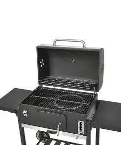 BAUHAUS Kingstone KMS Smoker Black Angus XXL Mit Rollwagen, Hauptgrillfläche: 70 X 43,5 Cm -Weber Grills Verkäufe 2022 12 506