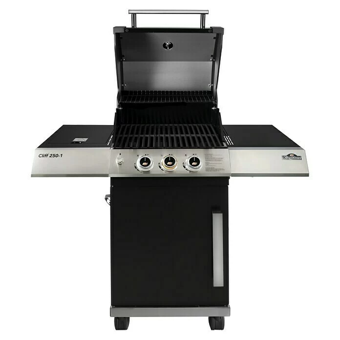 BAUHAUS Kingstone Gasgrill Cliff 250-1 Anzahl Brenner: 2, Hauptgrillfläche: 49 X 45 Cm, 10,5 KW 5 BAUHAUS Kingstone Gasgrill Cliff 250-1 Anzahl Brenner: 2, Hauptgrillfläche: 49 X 45 Cm, 10,5 KW – Bild 3