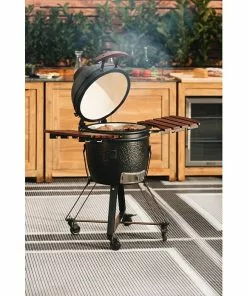 BAUHAUS Kingstone Holzkohlegrill Kamado 38 Schwarz, Hauptgrillfläche: Ø 38,3 Cm -Weber Grills Verkäufe 2022 12 577