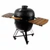BAUHAUS Kingstone Holzkohlegrill Kamado 51 Schwarz, Hauptgrillfläche: Ø 51,5 Cm