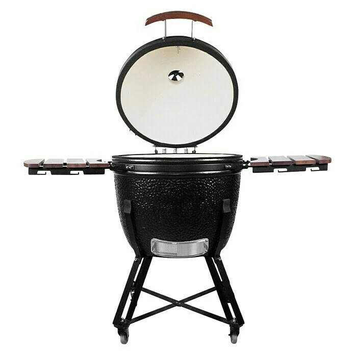 BAUHAUS Kingstone Holzkohlegrill Kamado 51 Schwarz, Hauptgrillfläche: Ø 51,5 Cm 6 BAUHAUS Kingstone Holzkohlegrill Kamado 51 Schwarz, Hauptgrillfläche: Ø 51,5 Cm – Bild 4