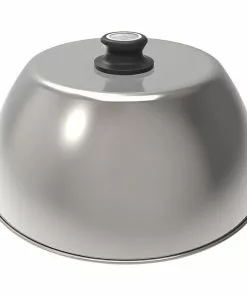 BAUHAUS LotusGrill Grillhaube L Edelstahl, Passend Für: LotusGrill Raucharmer Holzkohlegrill Classic