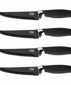 BAUHAUS Taylor's Eye Witness Steakmesser-Set 4 Stk., Schwarz, 115 Mm