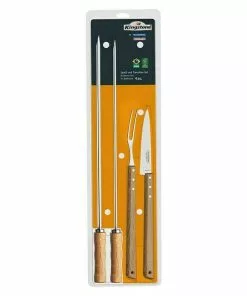 BAUHAUS Tramontina Churrasco Tranchier-Set 4 -tlg., Natur