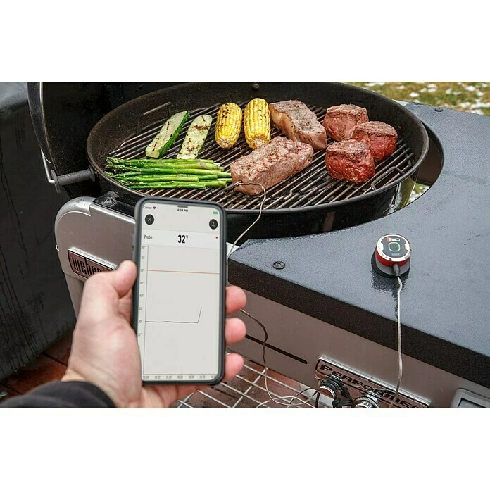 BAUHAUS Weber Grill-Thermometer IGrill Mini Bluetooth, Messfühler 5 BAUHAUS Weber Grill-Thermometer IGrill Mini Bluetooth, Messfühler – Bild 3