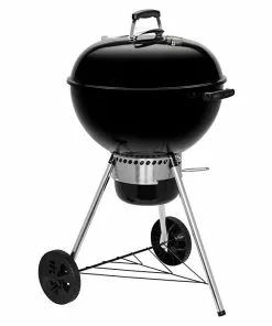 BAUHAUS Weber Kugelgrill Original Kettle E-5730 Schwarz/Silber, Hauptgrillfläche: Ø 54 Cm