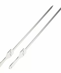BAUHAUS Knister Grillspieß Grillschwert 65 X 4,5 Cm, Edelstahl, 2 Stk.