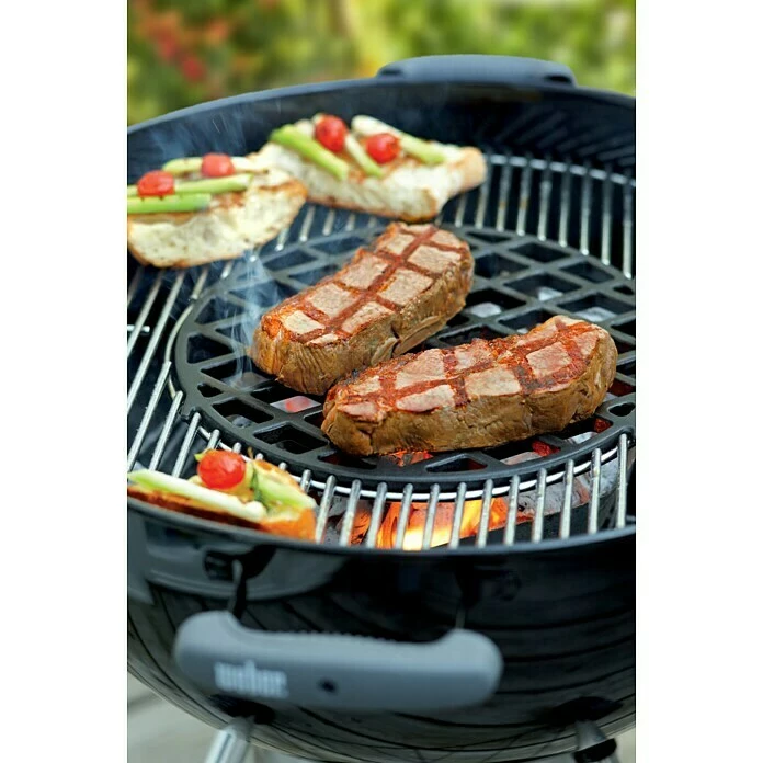 BAUHAUS Weber Gourmet BBQ System Grillrost Gusseisen, Geeignet Für: Kugelgrill 57 Cm 4 BAUHAUS Weber Gourmet BBQ System Grillrost Gusseisen, Geeignet Für: Kugelgrill 57 Cm – Bild 2