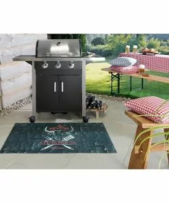 BAUHAUS Bodenschutzmatte L X B: 120 X 75 Cm, Steakhouse Kohle