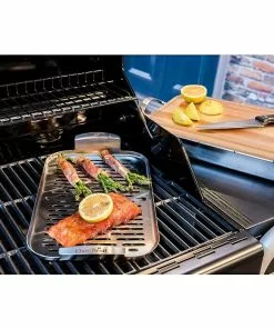 BAUHAUS Char-Broil Grillpfanne Grill+ Edelstahl, L X B X H: 42 X 22 X 4 Cm -Weber Grills Verkäufe 2022 12 934