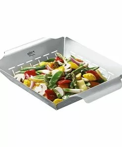 BAUHAUS Weber Style Gemüsekorb Edelstahl, 29,5 X 35 Cm