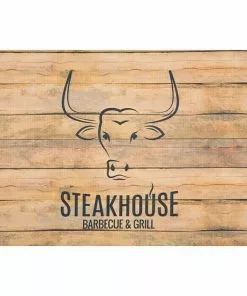 BAUHAUS Bodenschutzmatte L X B: 120 X 75 Cm, Steakhouse Planken