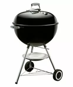 BAUHAUS Weber Kugelgrill One Touch Original Schwarz, Hauptgrillfläche: Ø 57 Cm